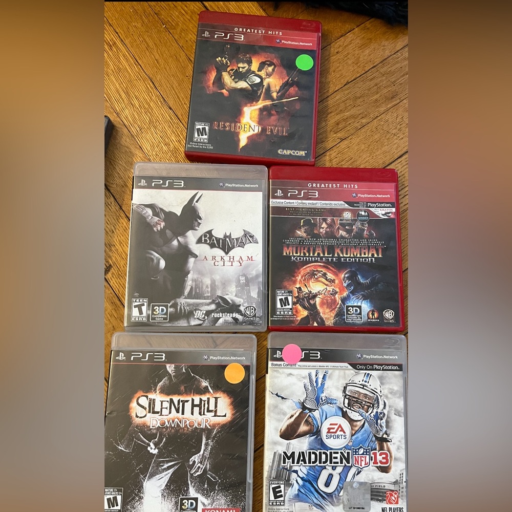 5pack of PS3 games.